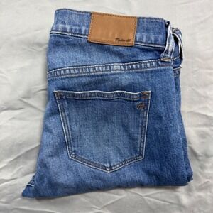 Madewell The Slim Boyjean Women's 24 Medium Wash Distressed Denim Jeans Classic